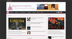 Desktop Screenshot of blogdolivroespirita.com